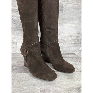 Ann Taylor Loft Knee High Mocha Boots, 7.5